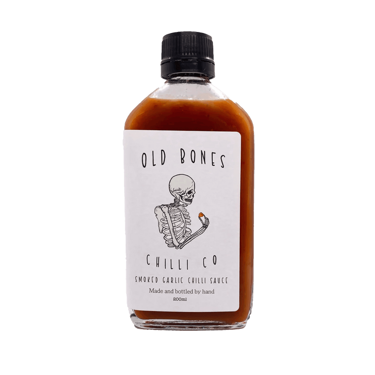 Old Bones Chilli co Smoked garlic chilli sauce