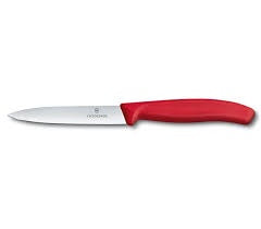 victorinox paring knife wavy edge red