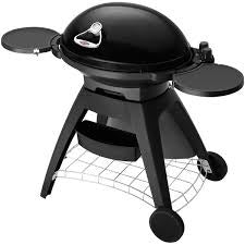 Bigg Bugg black mobile BBQ with stand